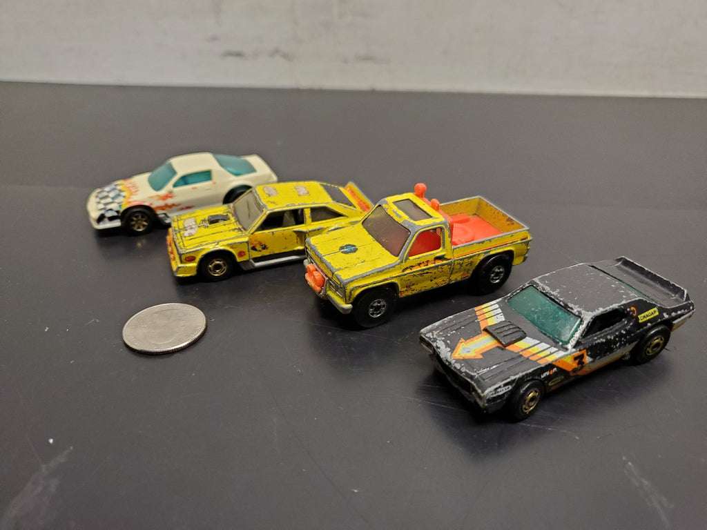 Vtg Lot 4 Hot Wheels Ft. Ford Torino Stocker 1974 Black Cragar Goodyea –  cyclewarehouse.online