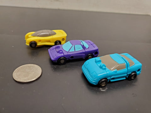 3 Hasbro Action Figure Cars That Turn to Transformers Unique Fun Collectible