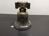 Vtg EMPTY 1969 Liberty Bell Whiskey Ceramic  Decanter Michter's Sour Mash