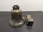 Vtg EMPTY 1969 Liberty Bell Whiskey Ceramic  Decanter Michter's Sour Mash