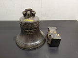 Vtg EMPTY 1969 Liberty Bell Whiskey Ceramic  Decanter Michter's Sour Mash
