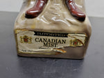 Vtg Orig Empty 1969 Canadian Mist Mountie Decanter Barton Distilling Bardstown