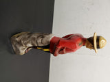 Vtg Orig Empty 1969 Canadian Mist Mountie Decanter Barton Distilling Bardstown