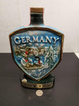 Vtg Empty 1970 James B Beam East West Germany Ornate Whiskey Bourbon Decanter