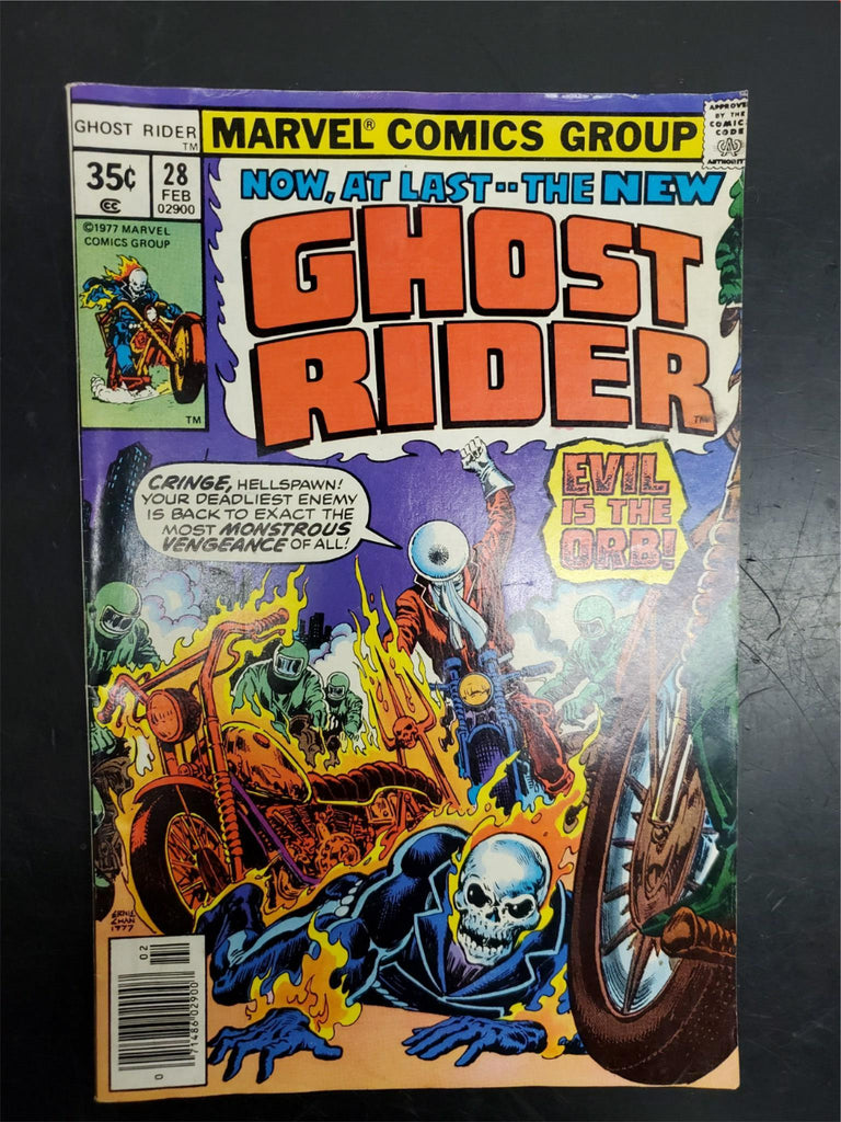 Vtg 1977 Marvel Comics Group Ghost Rider #28 Feb 02900