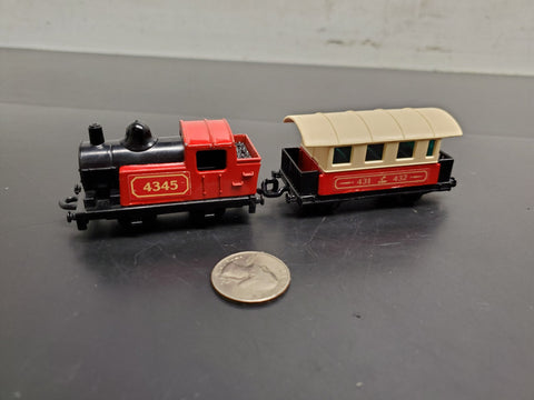Vtg 1978 Matchbox Superfast 0-4-0 Steam Loco & #44 Passenger Coach Lesney UK