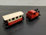 Vtg 1978 Matchbox Superfast 0-4-0 Steam Loco & #44 Passenger Coach Lesney UK