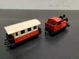 Vtg 1978 Matchbox Superfast 0-4-0 Steam Loco & #44 Passenger Coach Lesney UK
