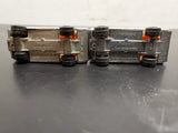 Vtg 1975 Matchbox Rolamatics Pair of No. 20 Police Patrol Trucks Lesney England