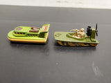Vtg 1972 & 1976 Matchbox Superfast #72&2 Hovercraft & #30 Swamp Rat Lesney UK