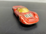 Vtg 1970 Matchbox Series No. 68 Red Porsche 910 Superfast Lesney Made in England