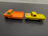 Vtg 1973 & '77 Matchbox Superfast No. 57 Wild Life Truck & No. 66 Ford Transit