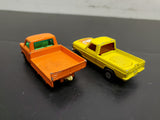 Vtg 1973 & '77 Matchbox Superfast No. 57 Wild Life Truck & No. 66 Ford Transit