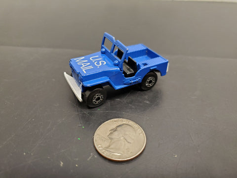 Vtg 1976 Matchbox Superfast Blue White No 5 US Mail Truck Made in England Lesney