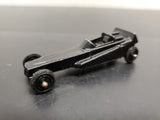 Vtg TootsieToy Die Cast Black Wedge Dragster No. 2 USA Collectible Hot Rod Fast