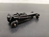 Vtg TootsieToy Die Cast Black Wedge Dragster No. 2 USA Collectible Hot Rod Fast
