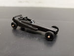 Vtg TootsieToy Die Cast Black Wedge Dragster No. 2 USA Collectible Hot Rod Fast