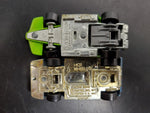 Vtg 1979 Hot Wheels Green Racecar & 1973 Blue Racecar Mattel Hong Kong Collectib