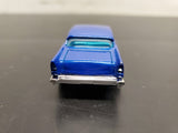 Vtg 1976 Hot Wheels Blue '55 Chevy "Custom Rod" Engine Scoop Mattel Collectible