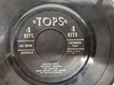 Vtg 45 Rpm Tops 4 Hits Ft. The Toppers, Lew Raymond Orchestra & Scatman Cruthers