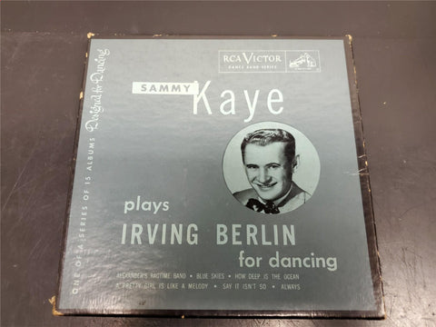 Vtg 45 Rpm Sammy Kaye Plays Irving Berlin for Dancing RCA Victor Box Set 3vinyls