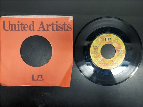 Vtg 45 Rpm Vinyl Charlie Rich Ghost of Another Man & Puttin in Overtime at Home