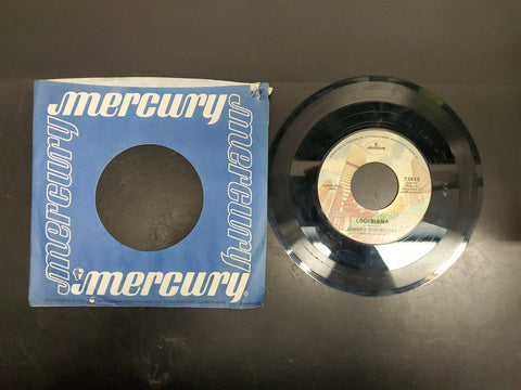 Vtg 1976 45 Rpm Johnny Rodriguez Vinyl Ft. I Wonder if I Ever Said Goodbye & LA