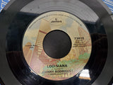 Vtg 1976 45 Rpm Johnny Rodriguez Vinyl Ft. I Wonder if I Ever Said Goodbye & LA