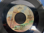 Vtg 1976 45 Rpm Johnny Rodriguez Vinyl Ft. I Wonder if I Ever Said Goodbye & LA