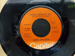 Vtg 45 Rpm Vinyl Gene Watson Paper Rosie &Don't Look at Me 1977 Capitol Records