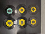 Vtg Collection of 6 -45 Rpm Peter Pan VinylsHappy BirthdayFlinstonesPopeye +More