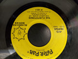 Vtg Collection of 6 -45 Rpm Peter Pan VinylsHappy BirthdayFlinstonesPopeye +More
