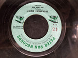 Vtg Collection of 6 -45 Rpm Peter Pan VinylsHappy BirthdayFlinstonesPopeye +More