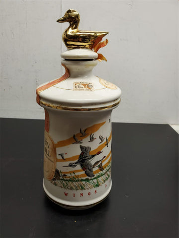 Vtg 1972 Empty Old Cabin Still Ducks Unlimited Commemorative Genuine Decanter