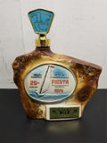 Vtg '74 Jim Beam Empty Edwards 25th Annual Truth or Consequences Fiesta Decanter