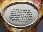Vtg '74 Jim Beam Empty Edwards 25th Annual Truth or Consequences Fiesta Decanter