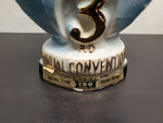 Vtg 1973 Jim Beam Around The World 3rd Annual Wolverine Empty Decanter Detroit