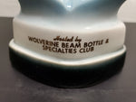 Vtg 1973 Jim Beam Around The World 3rd Annual Wolverine Empty Decanter Detroit