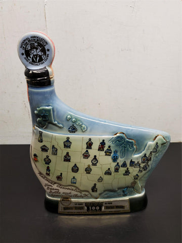 Vtg 1971 Jim Beam National Assoc. Convention Rocky Mtn. Empty Bottle/Decanter