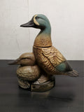 Vtg Empty 1980 Jim Beam Ducks Unlimited Blue-Winged Teal Liquor Decanter Unique