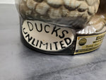 Vtg Empty 1980 Jim Beam Ducks Unlimited Blue-Winged Teal Liquor Decanter Unique