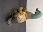 Vtg Empty 1980 Jim Beam Ducks Unlimited Blue-Winged Teal Liquor Decanter Unique