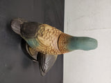 Vtg Empty 1980 Jim Beam Ducks Unlimited Blue-Winged Teal Liquor Decanter Unique