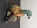 Vtg Empty 1980 Jim Beam Ducks Unlimited Blue-Winged Teal Liquor Decanter Unique