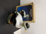 Vtg Empty 1980 Lord Calvert Canadian Common Eider Duck Decanter W/Original Box