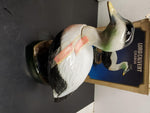 Vtg Empty 1980 Lord Calvert Canadian Common Eider Duck Decanter W/Original Box