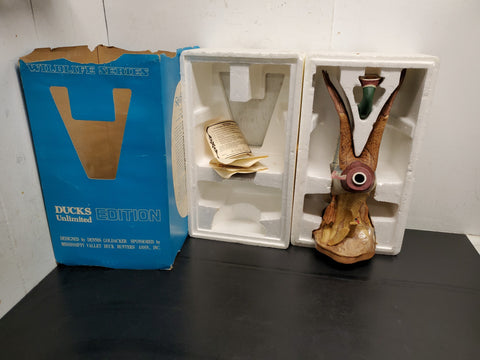 Vtg 1980 Ski Country Ducks EMPTY Mallard Drake Limited Edt. Decanter W/ Box!