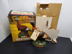 Vtg Austin Nichols Empty Wild Turkey Liquor Bottle 185 No. 6 Decanter & Box