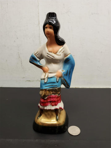 Vtg 1979 Jim Beam Lady in Dress Dancing Regal China Collectible Paperweight Nice