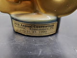 Vtg Jim Beam 1990 20th Annual Convention Kissimmee FL Fox Figurine Paperweight